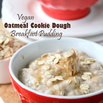 Oatmeal Cookie Dough Pudding (Vegan)