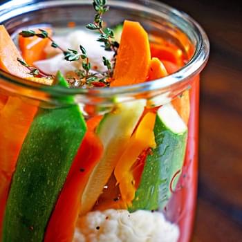 Easy Homemade Pickled Vegetables