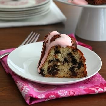 Cherry Dark Chocolate Sour Cream Bundt Cake – Low Carb and Gluten-Free