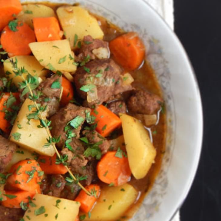Easy Beef Stew for Two