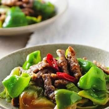 Fried Beef With Green Pepper