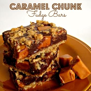 Caramel Chunk Fudge Bars