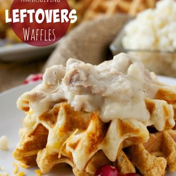 Thanksgiving Leftover Mashed Potato Waffles