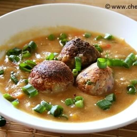 Vegetable Manchurian with gravy