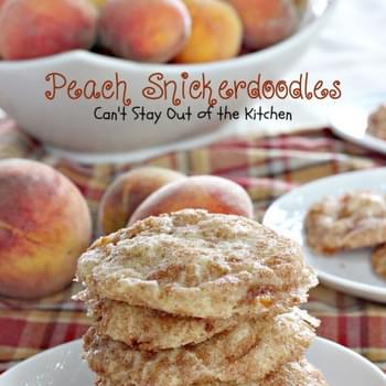 Peach Snickerdoodles