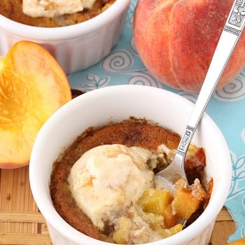 Peach Cobbler For Two