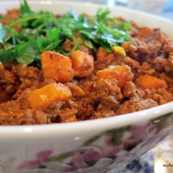 Ground Beef and Sweet Potato Curry