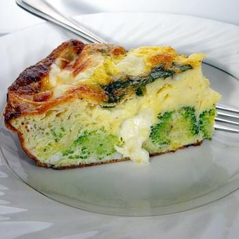 Easter Brunch Baked Broccoli Frittata recipe – 151 calories