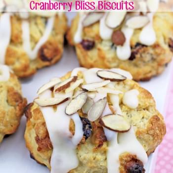 White Chocolate Cranberry Bliss Biscuits