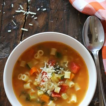 Crock Pot Minestrone Soup