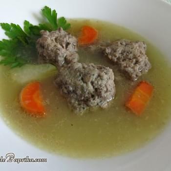 Liver Dumplings Soup – Hungarian Recipe (Májgombócleves)