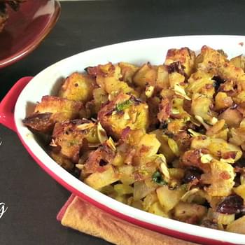 Bacon Pear Stuffing