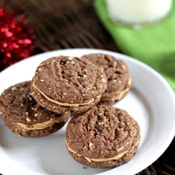 Mexican Hot Chocolate Sandwich Cookies