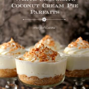 White Chocolate-Coconut Cream Pie Parfaits
