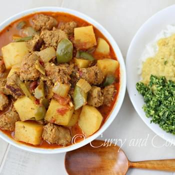 Sausage and Potato Curry (Throwback Thursday)