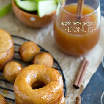 Apple Cider Glazed Donuts - Baked & Fried Versions