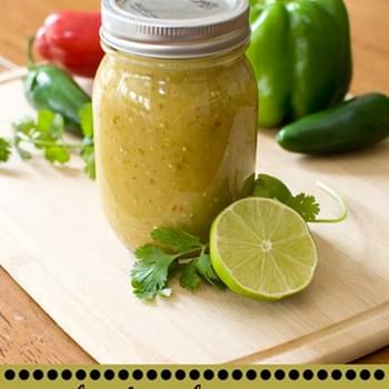 Canning Cilantro Lime Enchilada Sauce