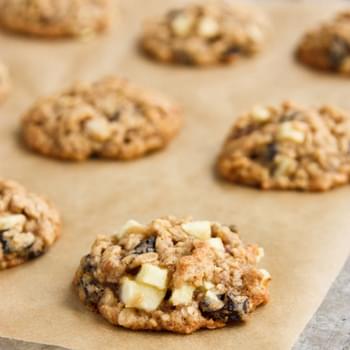 Oatmeal Cookies with Apples, Raisins, and Pecans