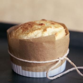 Goat Cheese and Chive Soufflé