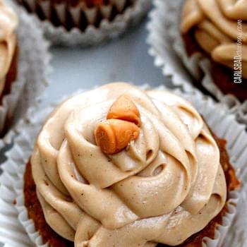 Pumpkin Spice Cupcakes with Butterscotch Frosting
