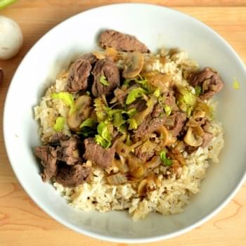 Beef Tips with Mushrooms