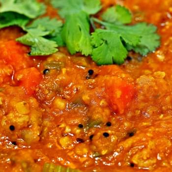 Red Lentils with Bagaar Spiced Turkey