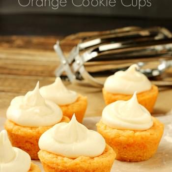 Orange Cookie Cups