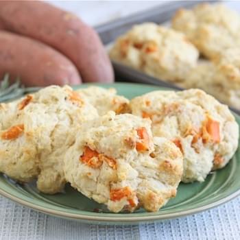 Sweet Potato Rosemary Biscuits