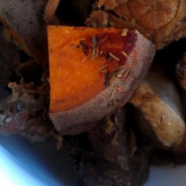Paleo Crockpot Beef and Mushroom Stew