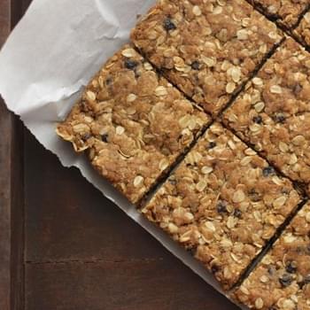 Brown Butter Oatmeal Currant Cookie Bars