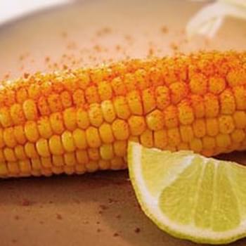 Corn on the Cob with Chile and Lime