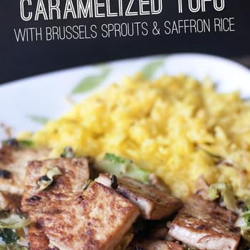 Caramelized Tofu with Brussels Spouts