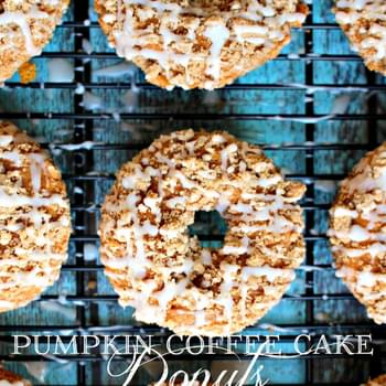 Pumpkin Coffee Cake Donuts