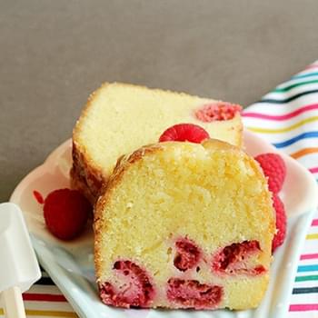 Raspberry Lemon Tea Cake!