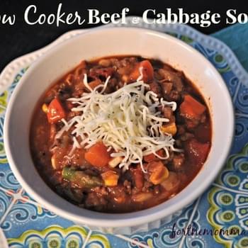Slow Cooker Beef and Cabbage Soup