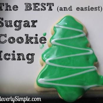 How to Make The Best (and Easiest) Sugar Cookie Icing (Glaze)