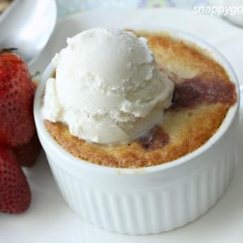 Individual Strawberry Cobblers
