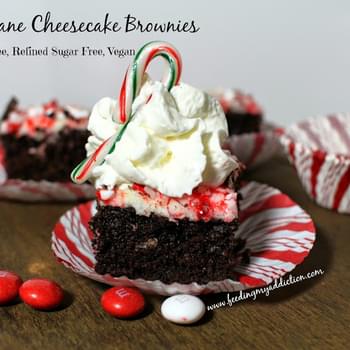 Candy Cane Cheesecake Brownies