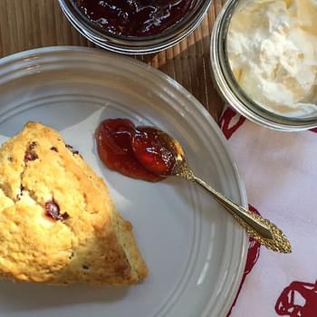 Cook Book Review – Scones on parchment paper
