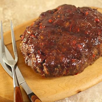 Meatloaf with Bacon and Mae Ploy Sweet Chilli Sauce