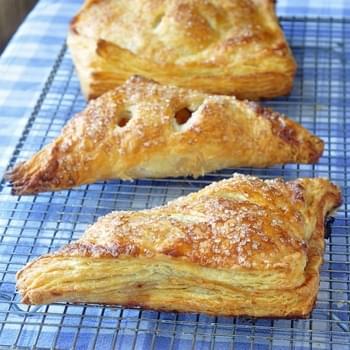 Apple Cinnamon Turnovers in Sour Cream Pastry
