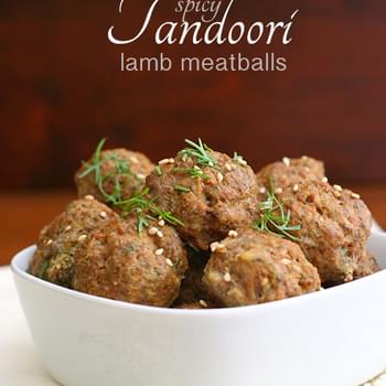 Spicy Tandoori Lamb Meatballs