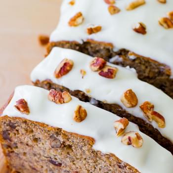 Best-Ever Banana Bread with Cream Cheese Icing