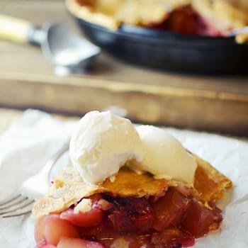 Mulled Apple and Blackberry Pie