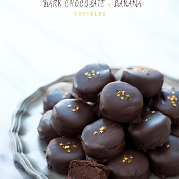 Dark Chocolate and Banana Truffles