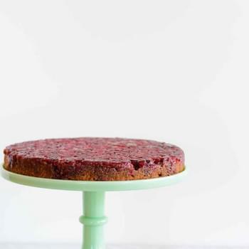 Gluten Free Cranberry Upside Down Cake