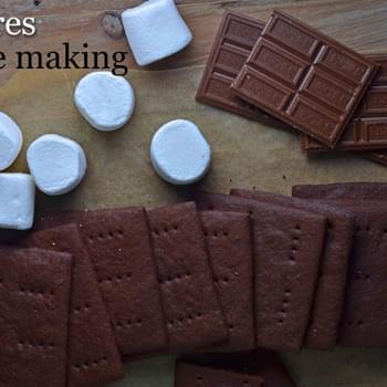 Gluten-free Chocolate Graham Crackers for S’mores