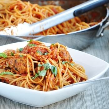 Spaghetti with Vegetarian Quinoa Meatballs… here’s to second best!