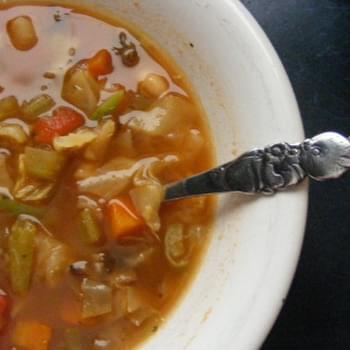 Classic Minestrone (or “Imposter Minestrone”) Soup