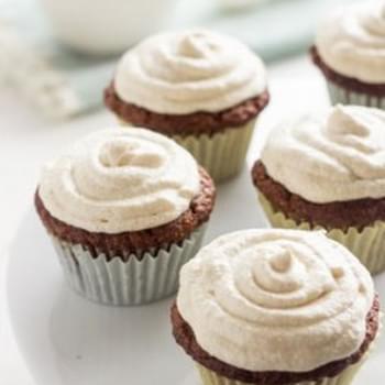 Small Batch Carrot Cake Cupcakes {GF + Lower Fat}